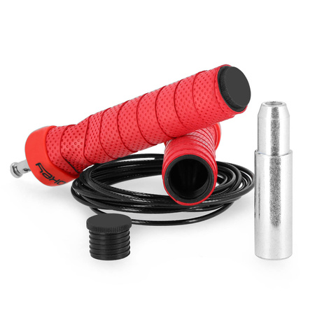 PUMP PRO Skakanka black/red 412225
