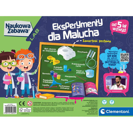 Clementoni Naukowa zabawa Eksperymenty dla malucha 508952