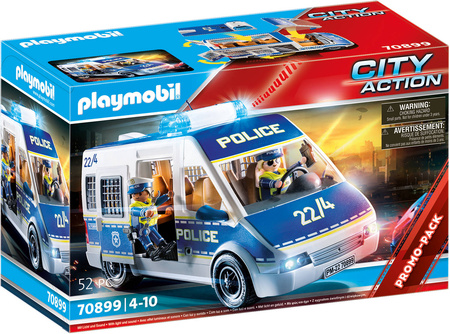 Playmobil 70899 Transporter policyjny ze światłem i dźwiękiem