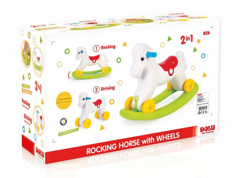 DOLU 2w1 Konik na kółkach bujak 070784