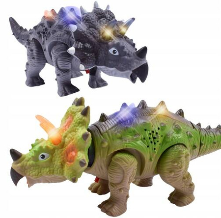 Dinozaur chodzący 27cm światło dźwięk 841096