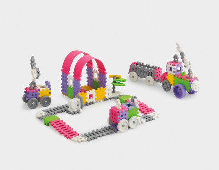 Klocki waffle mini 140szt konstruktor 902837