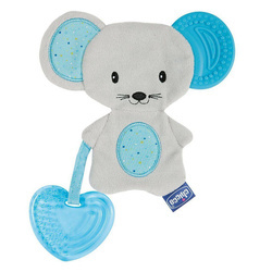 Chicco Gryzak z maskotką 4m+ blue 088201