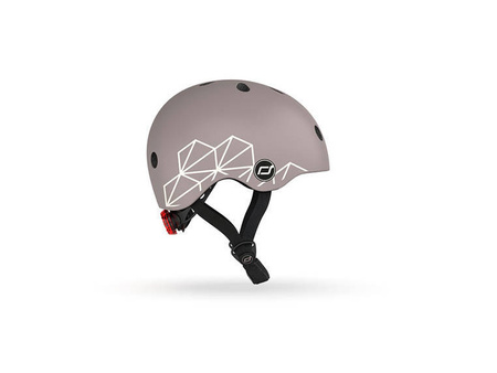 SCOOTANDRIDE Kask XXS-S dla dzieci 1-5 lat Brown Lines 965637