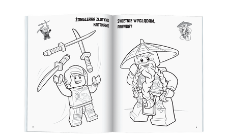 Lego Ninjago. Kolorowanka Z Naklejkami 341428