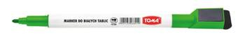 Marker suchościeralny do tablic z magnesem Toma TO-268 zielony