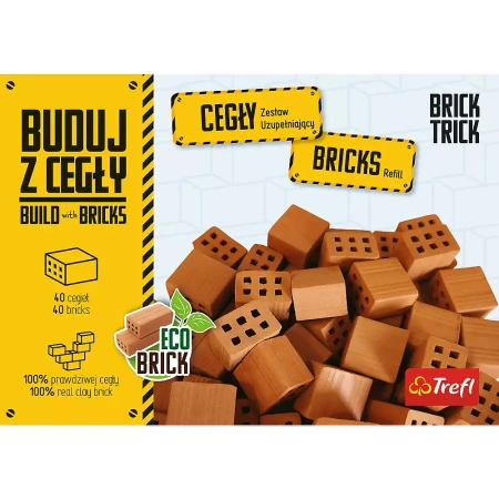 Trefl Brick Trick Cegły połówki 40szt 615548