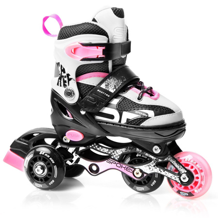 Łyżworolki regulowane quattro spokey 4w1 roz.38-41