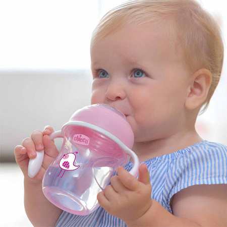 Chicco Pierwszy Kubek Treningowy z Miękkim Ustnikiem Neutral 4m+ 069996