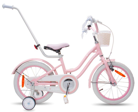 Rowerek 16 cali Heart bike seria Silver Moon różowy 645809 Rower
