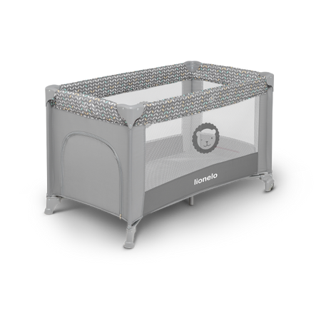 Lionelo łóżeczko turystyczne adriaa grey scandi 657817