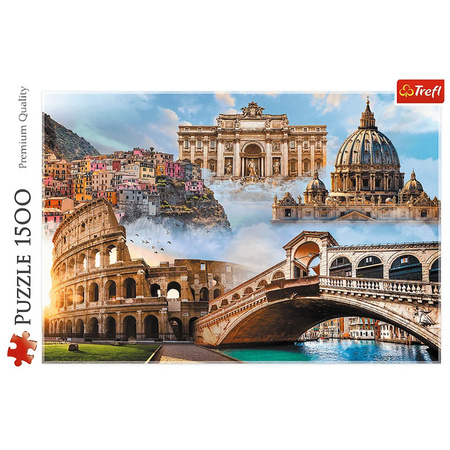 Puzzle Trefl 1500 Ulubione miejsca Włochy 262032