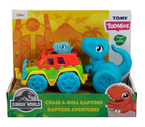 Tomy Toomies Pojazd z dino + dino 732513