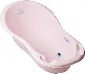 Wanna króliczki duża 102cm lux z odpływem j.różowy 008091