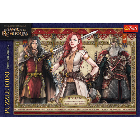 Puzzle Trefl 1000 Władca pierścieni Wojna Rohirrimów 109375