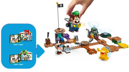 Lego 71397 Super Mario Zestaw rozszerzający Laboratorium w rezydencji Luigiego™ i Poltergust