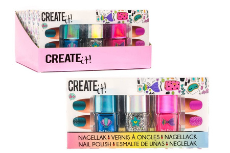Create it ! Lakier do paznokci merwaid 3-pak 841340