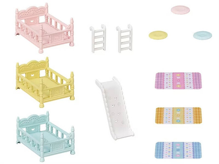 Sylvanian Families 05741 potrójne łóżko 057414