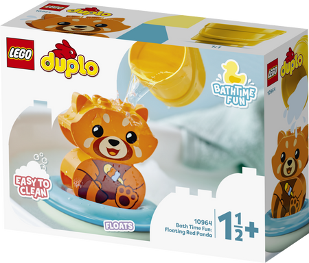 Lego 10964 Duplo Zabawa w kąpieli: pływająca czerwona panda