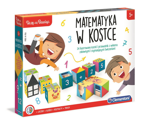 Clementoni uczę się bawiąc-matematyka w kostce 506071 