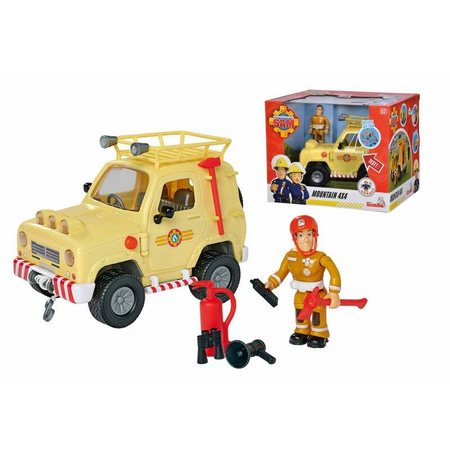 Strażak Sam Jeep ratunkowy ze światłem 073336