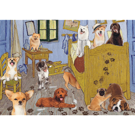 Puzzle Trefl 500 Pokój van Gogha Psia rewolucja 375398