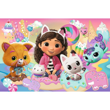 Puzzle Trefl 24 maxi Koci świat Gabby 143812