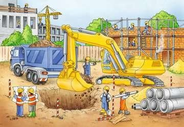 Puzzle ravensburger 2*24el teren budowy 088997