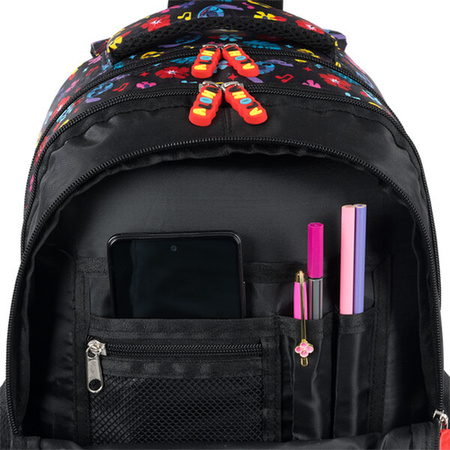 PLECAK 4-KOMOROWY BPL-58 STITCH BLACK ALOHA 679865
