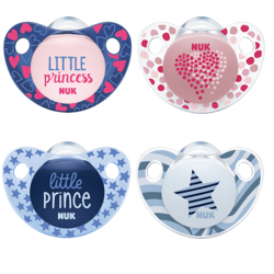 Nuk smoczki uspokajające silikonowe 0-6m trendline 283577