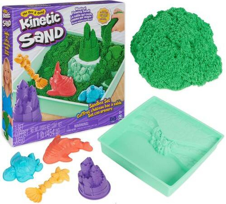 Kinetic Sand Zestaw piaskownica zielony 404942