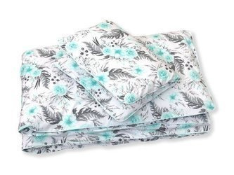 Amy pościel 2-elem. 100x135cm różany ogród miętowy 634464