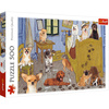 Puzzle Trefl 500 Pokój van Gogha Psia rewolucja 375398