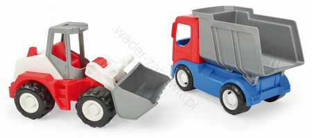 Auta - tech truck set 2szt w kartonie 35370