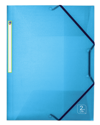 Teczka Oxford A4 2LIFE PP mix szeroka 354557