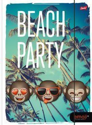 Maj teczka z gumką a4 mix 2 emoji 242434