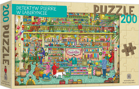 Detektyw Pierre w labiryncie. Puzzle PUZZLE