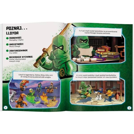 Książeczka LEGO NINJAGO NIEUSTRASZENI NINJA 345365