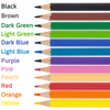Pelikan Kredki 12kol drewno blister 724007