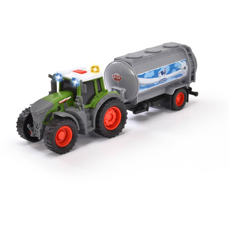 Dickie Fendt Ciągnik z przyczepą na mleko 26 cm 080647