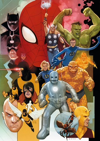 Clementoni Puzzle 1000 HQC Marvel 80 396122
