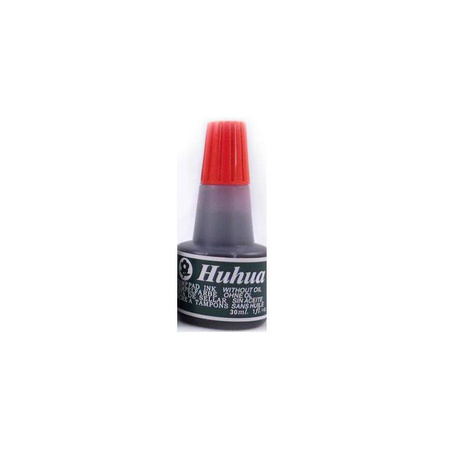 Tusz do stempli huhua 30ml czerwony 410027