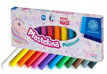 Plastelina 12 kol Jednorożec Astra 160351