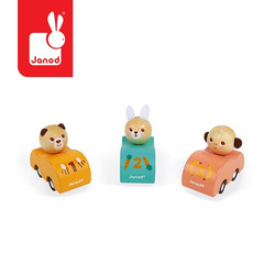 Drewniany samochodzik z napędem Pocket Janod 340285