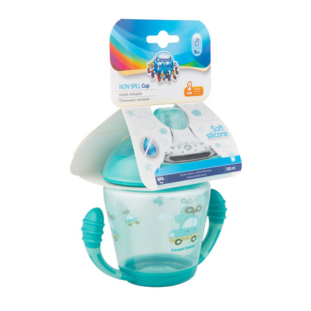 Canpol kubek niekapek miękki ustnik 230ml toys 816572