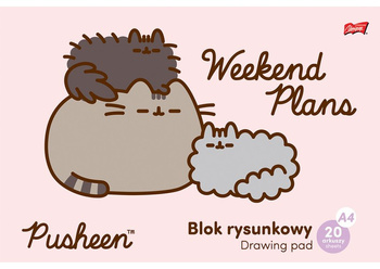 Blok rysunkowy A4 20k PUSHEEN 663291