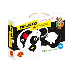 Tabliczki kontrastowe-sówka mądra główka 017885 ale