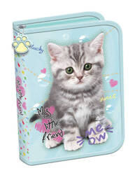 PIÓRNIK DWUKLAPKOWY BEZ WYPOSAŻENIA MY LITTLE FRIEND MINT KITTY 668746
