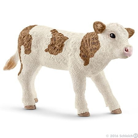 Schleich cielę rasy simentalskiej 138025