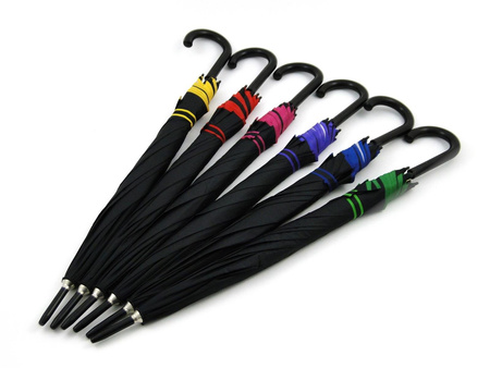 Parasol długi srebrny spód 512870